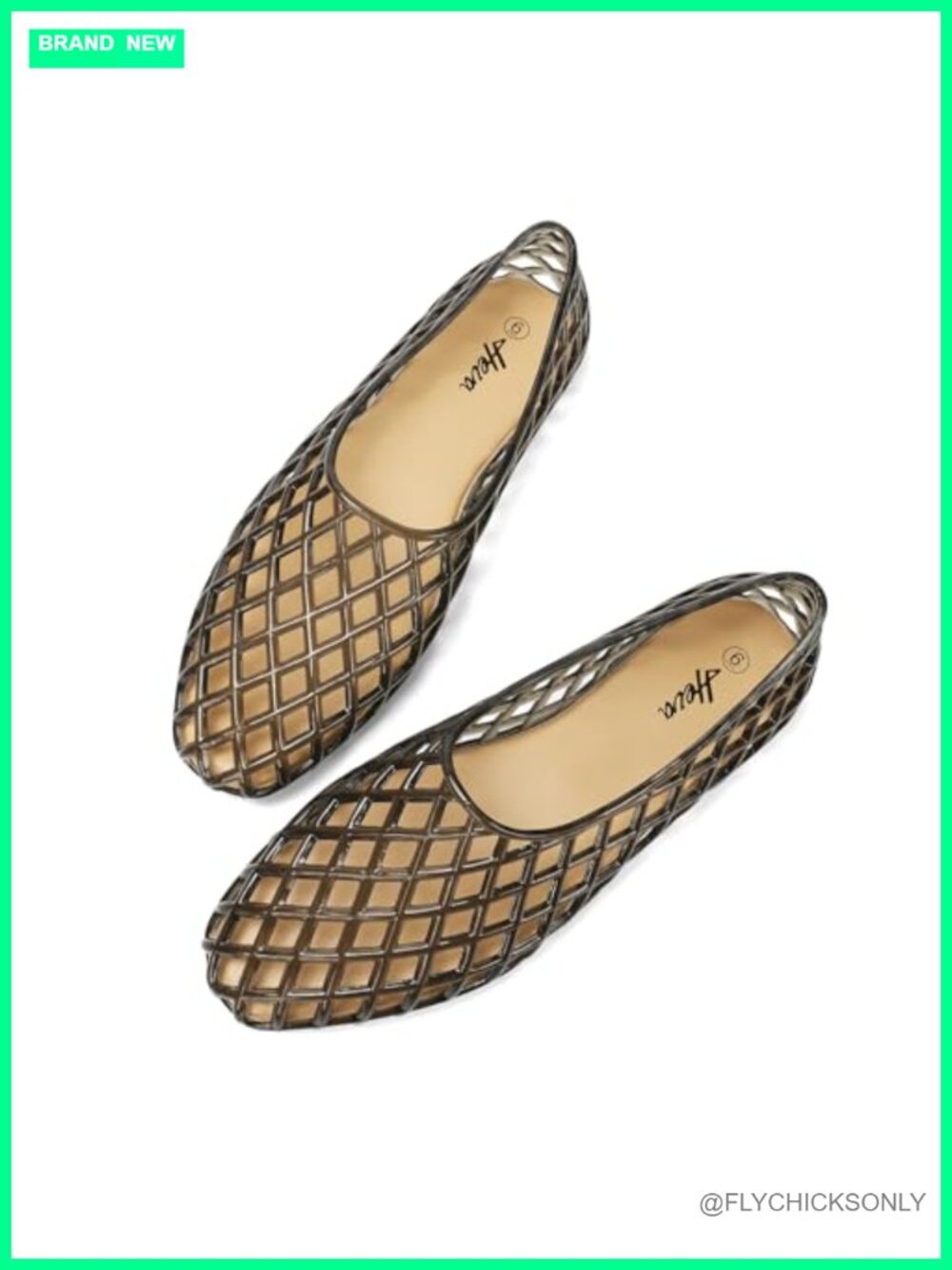 Jelly Mesh Flats Breathable Clear Hollow Shoes Summer Beach Ballet Sandals